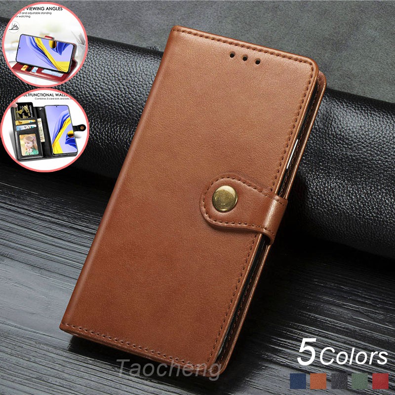 Retro Cuero Billetera soporte de tarjeta Cubierta Estuche para Samsung Galaxy Note 9 S9 S8 Plus 