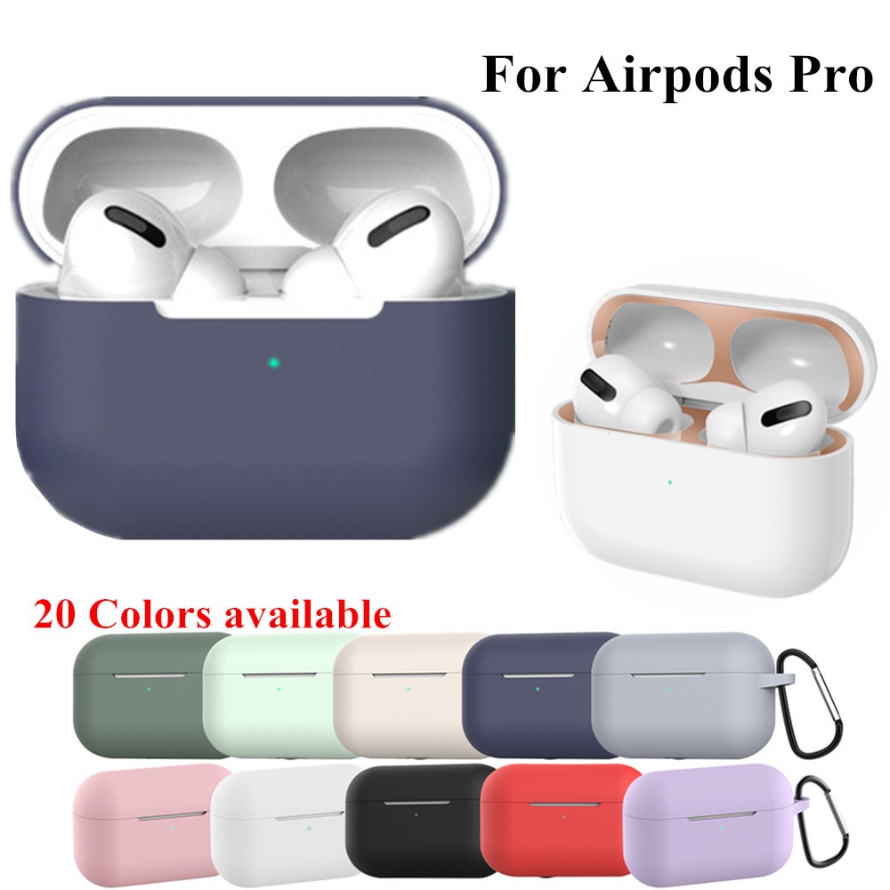 Silicona caso cubierta protectora AirPod/SlimSkin para Apple airpods auriculares de la piel 