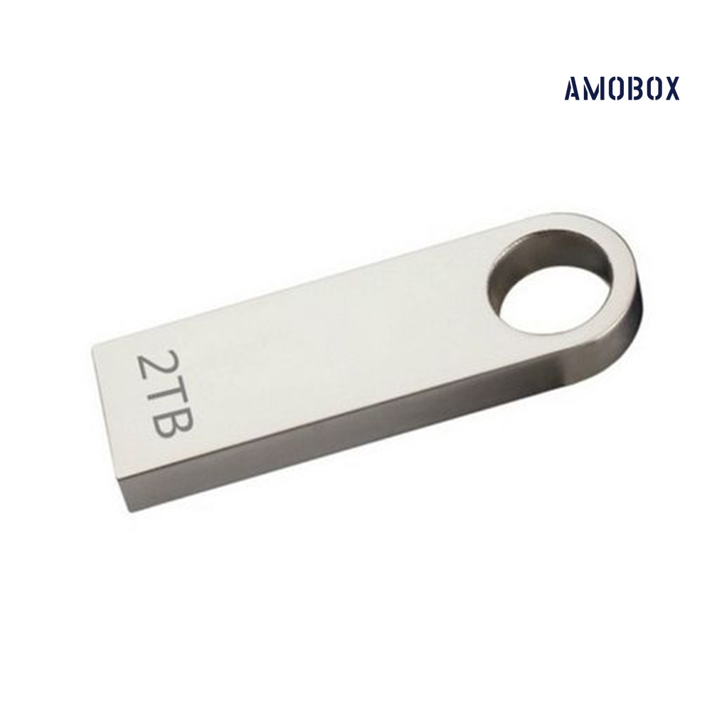1TB Metal USB 1000GB Flash Drive Mini USB Pen Pendrive para Almacenamiento de Datos USB Stick 1000GB, Plata
