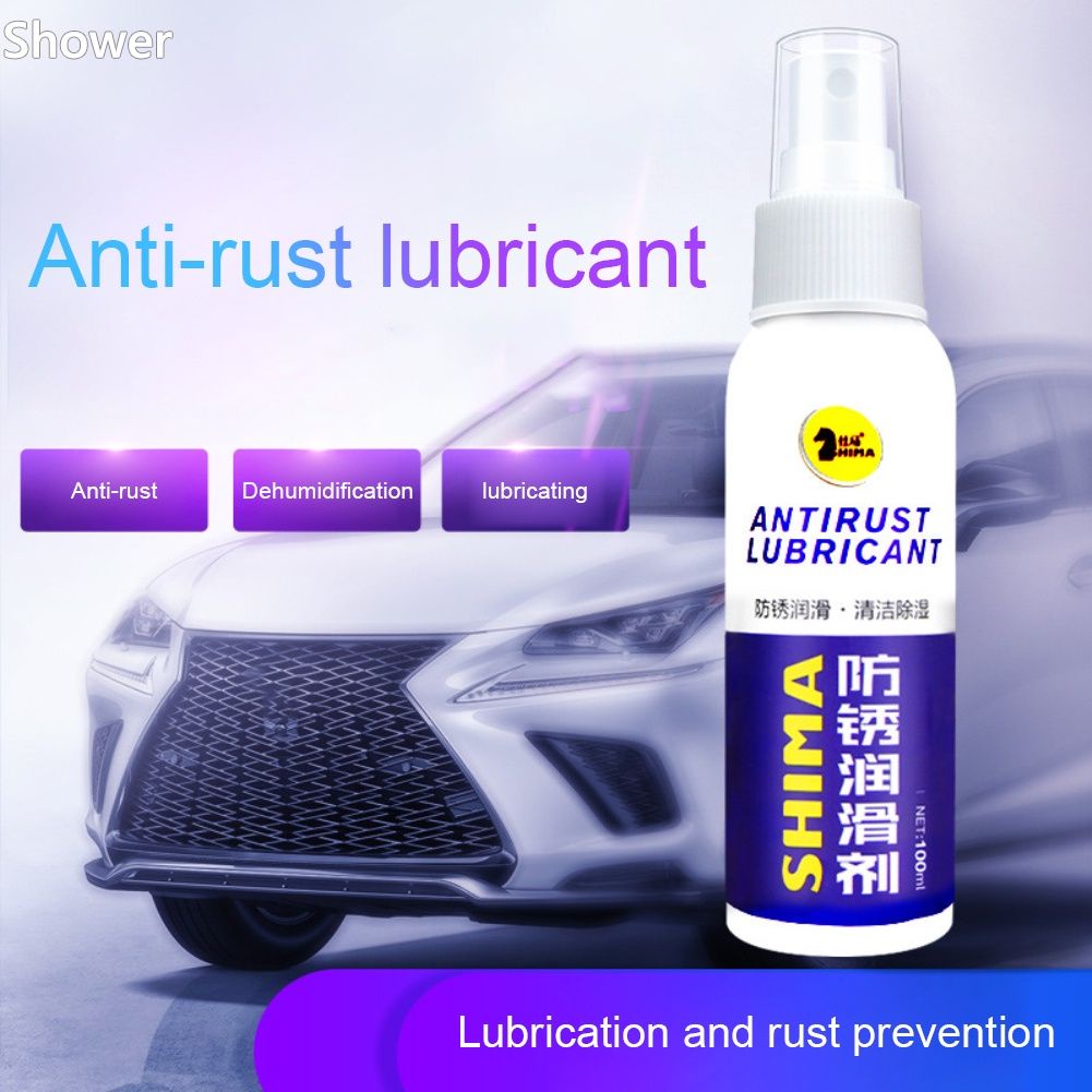 Shower Anti rust lubricant car bolt wire loosening kitchen door lock and window lubricating anti rust agent 100ml 【Ready Stock】 i