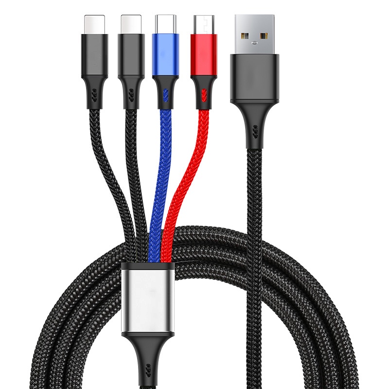 1/2M Magnético 3A rápido cable de carga USB Micro USB Tipo C IOS para iPhone Samsung
