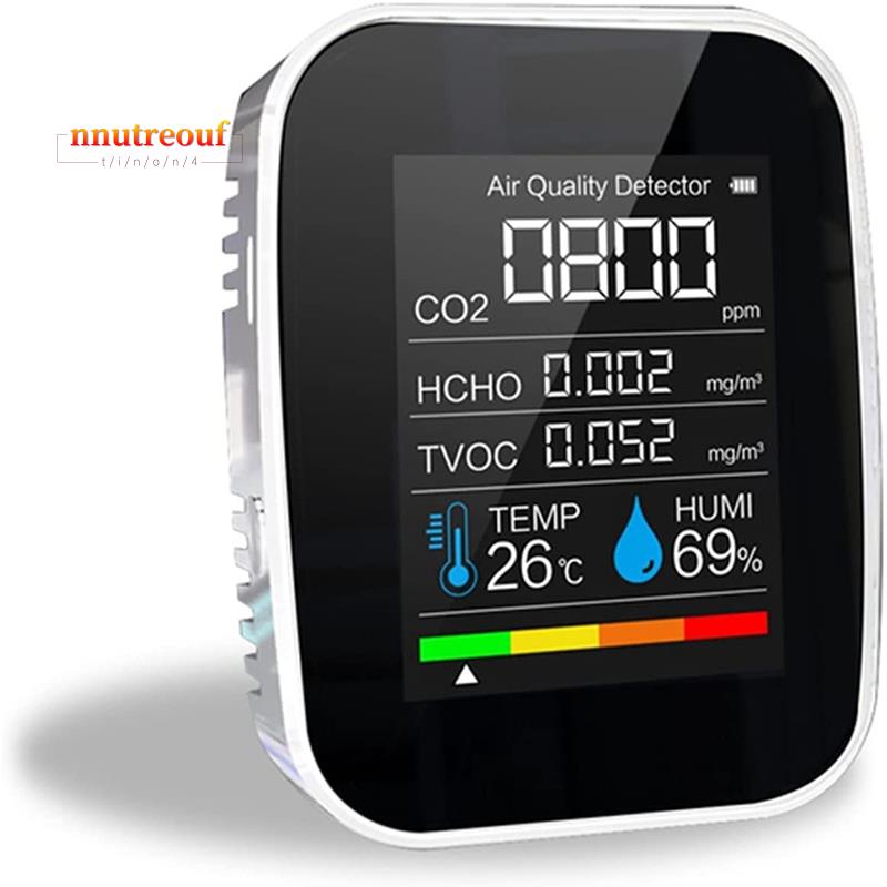 aire PM2.5 SMART SENSOR Monitor digital de calidad del aire 5 en 1 con temperatura humedad 