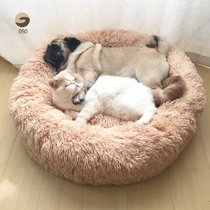 Casa Gato Cama Redonda Suave Largo De Felpa Mejor Mascota Perro Cama Para Perros Cesta Mascota Casa Gato Cama Redonda Suave Largo De Felpa Mejor Mascota Perro Cama Para Perros Cesta Mascota