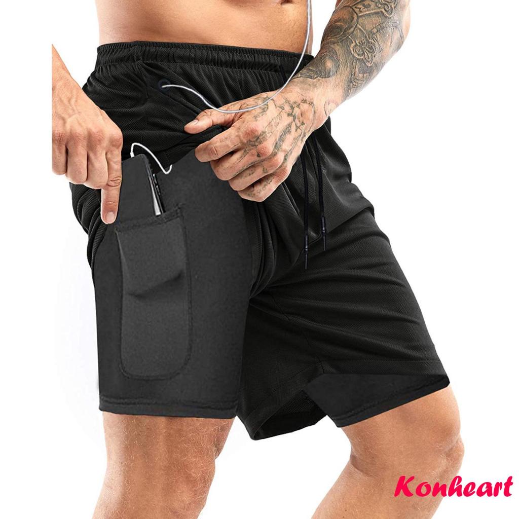 FLYFIREFLY deportes para correr con bolsillo con cremallera culturismo Pantalones cortos para hombre fitness