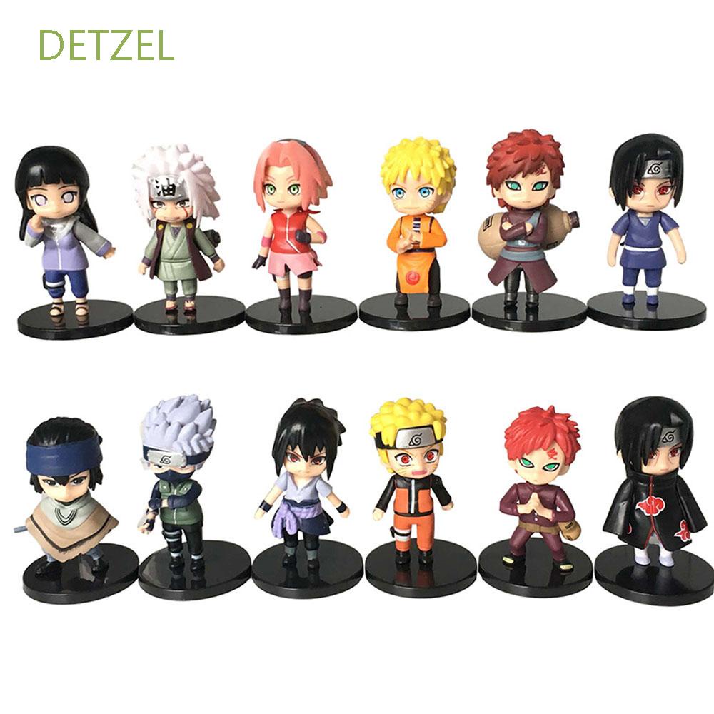 Detzel Regalos Figura Modelo Anime Figuras De Juguete Naruto Acción Para Niños Miniaturas 0375