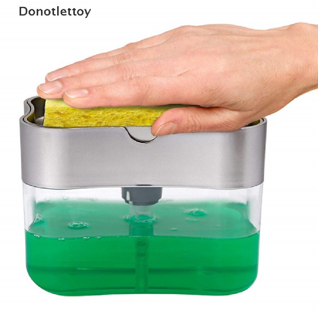 Dispensador con bomba de jabón con soporte de esponja dispensador de líquido US 