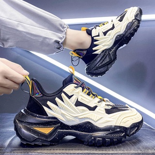 Calzado deportivo de todo fósforo de moda coreana para hombre-Blanco 