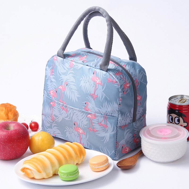 La bolsa de la caja de almuerzo portátiles con aislamiento térmico almuerzo térmica Alimentos Picnic los bolsos para los niños de las mujeres 