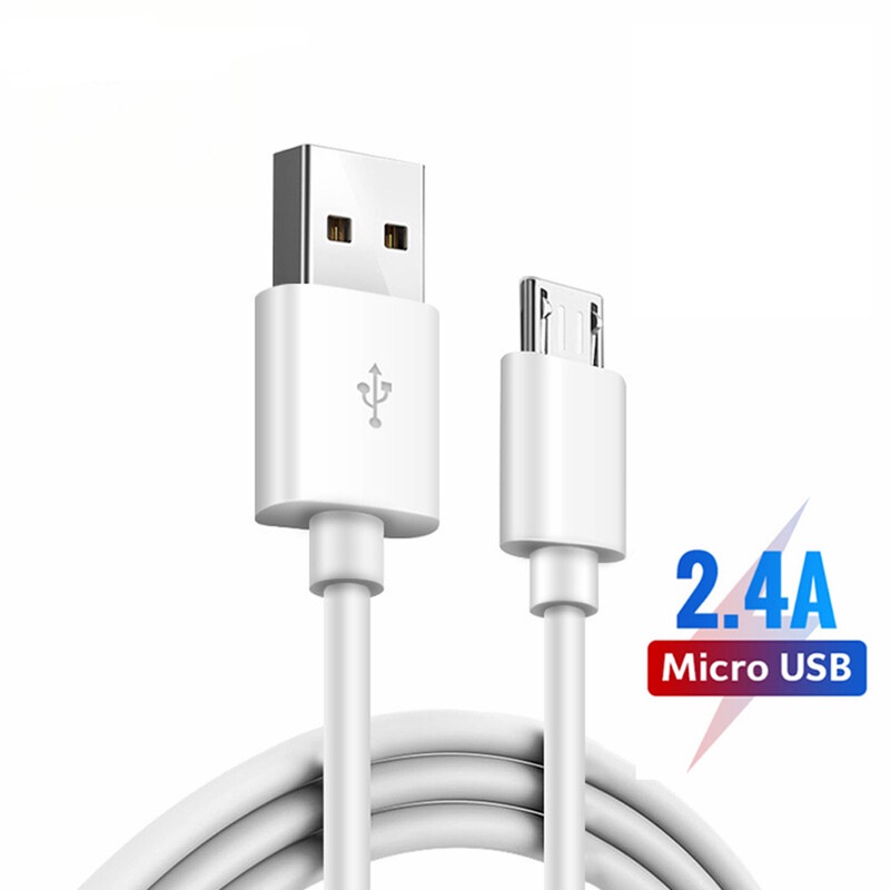 90 ° Cable Micro USB cargador rápido 2.4A Cable De Datos Cable para SAMSUNG XIAOMI ANDROID