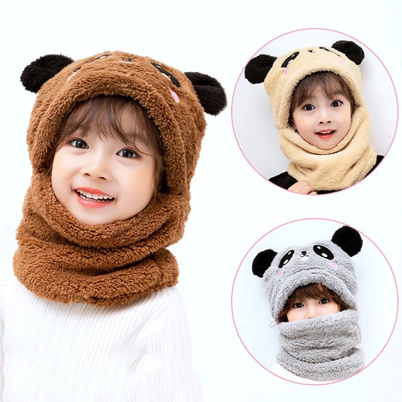 Bufanda de manga larga para bebés y niños pequeños #Panda 