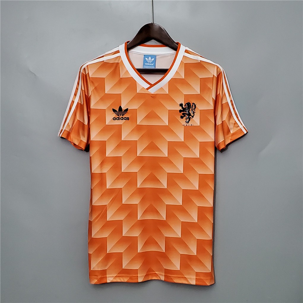 1988 Países Bajos Casa Retro Jersey De Fútbol Holland Shopee España