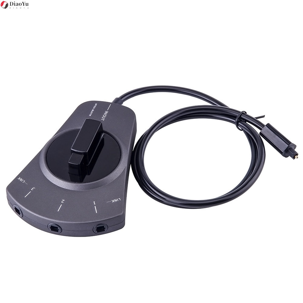 Interruptor De Audio Optico Digital De 3 Vias Selector De Cable Spdif Toslink Cable Hub Para Reproductor De Cd Shopee Espana