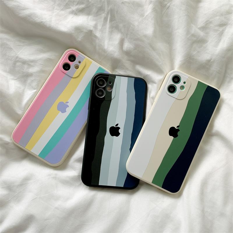 Rainbow case for iPhone 13 Mini iPhone 12 Pro Max case iPhone 11 iPhone XS Max iPhone X Case iPhone XR case iPhone 8 7 Plus iPhone 6 bz21