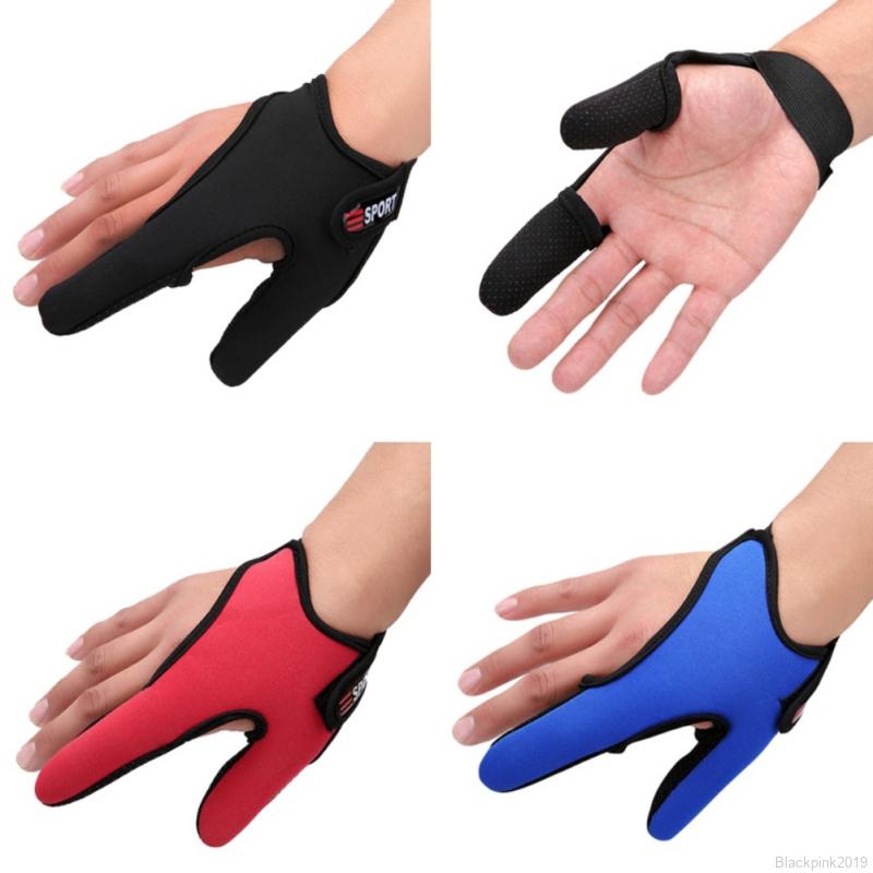 3 dedos más cortos pescar breathable guantes antideslizante guantes para 