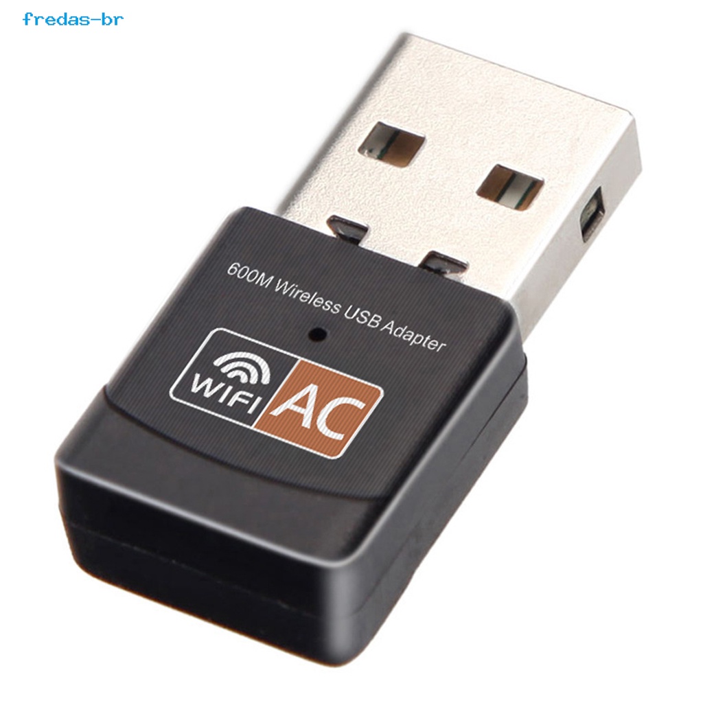 Fredas Br Tarjeta Wifi Usb Portatil Ac 600mbps De Red Segura De Doble Banda Larga Vida Util Para Pc Shopee Espana