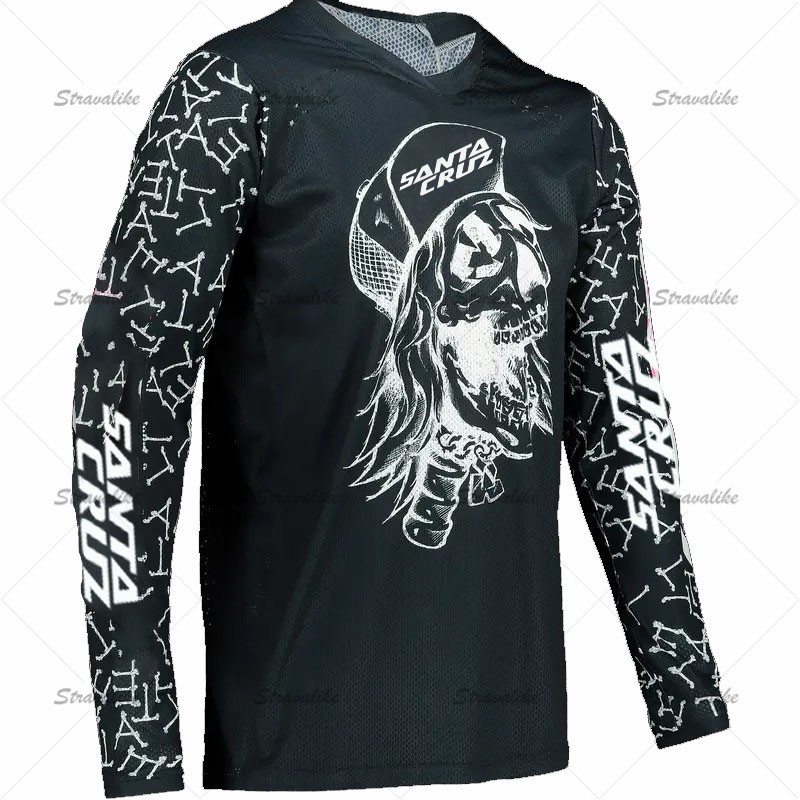 Santa Cruz Enduro Downhill Mountain Bike Jerseys MX Motocross BMX Racing DH Manga Larga Ropa De Ciclismo MTB FOX T-shirt | Shopee
