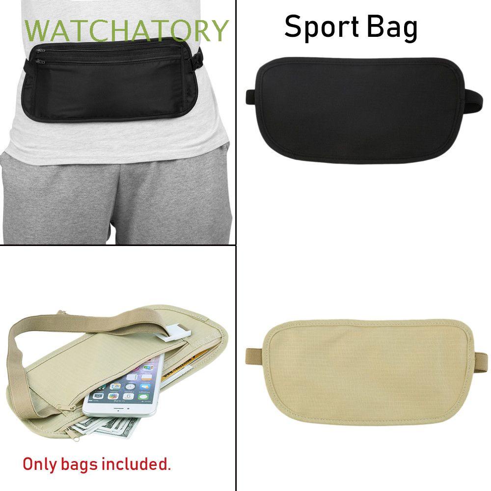Bolsa de cintura suave con correa de cintura ajustable y bolsa de dinero de la bolsa de dinero bolsa de deportes 