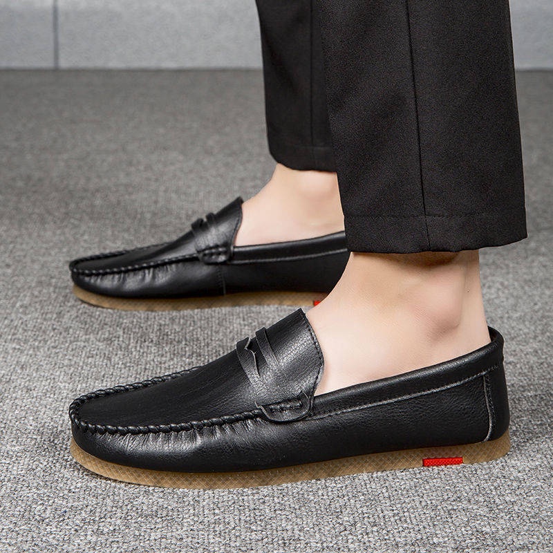 zapatos de hombre zapatos planos de hombre 2022 Spring New Shoes Tendencia  de los hombres Zapatos para hombre Zapatos de frijoles transpirables  salvajes Zapatos perezosos para hombres Un pedal | Shopee España