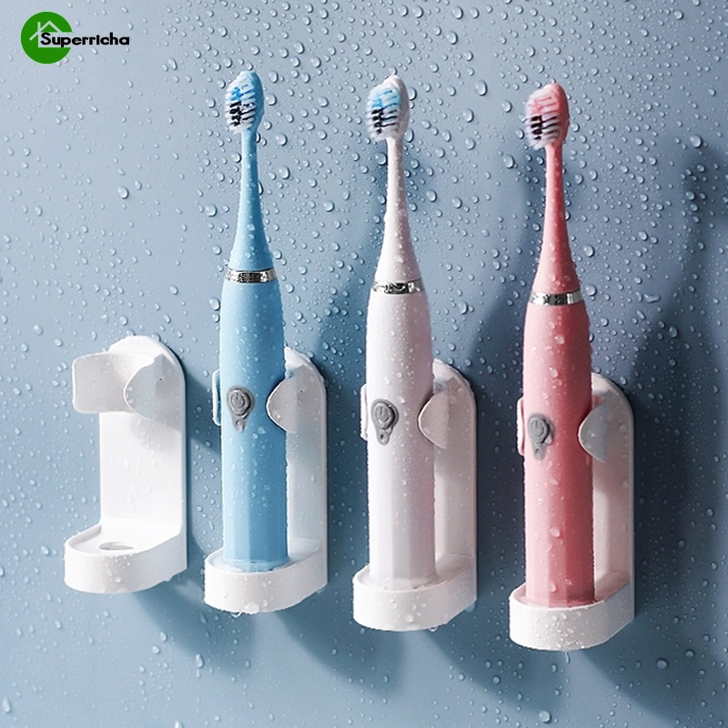 Multifuncional cepillo de dientes titular de baño rack de almacenamiento de accesorios Adhesivo 