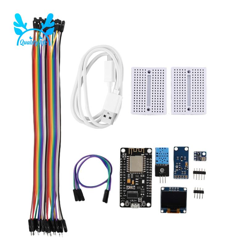 Esp8266 Kit De Estación Meteorológica Con Sensor De Luz Dht11 Humedad De Temperatura Bmp180 De 0 7244